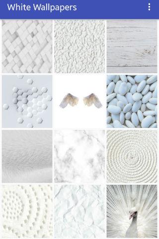 Android application White Wallpapers screenshort