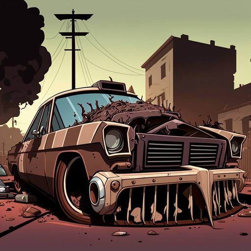 Zombie killer – road zombie logo