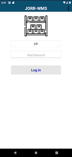 Jorr-WMS Screen 2