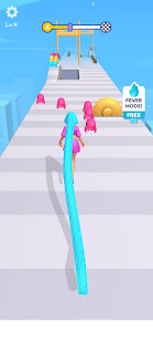 Hair Challenge Blob Runner - Queen Rush Run Race 0.2 APK + Мод (Unlimited money) за Android
