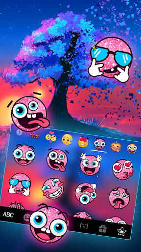 Dreamy Tree Keyboard Theme Screen 3