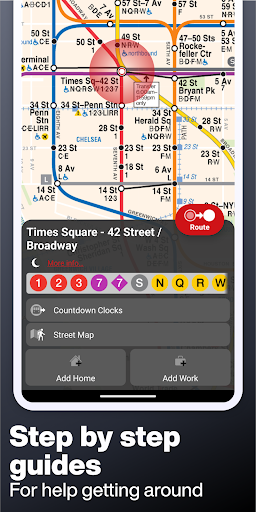 Screenshot of New York Subway – MTA Map NYC