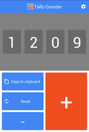 Android application Tally Counter screenshort
