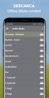 screenshot of Offline Biblia audio in română