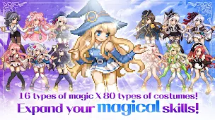 Magical Girl : Idle Pixel Hero - Screenshot 2