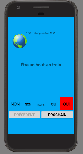 Aperçu de l'application