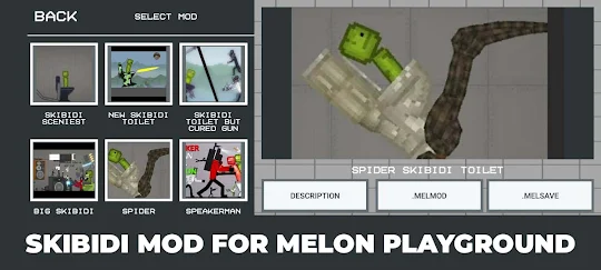 Skibidi For Melon Playground