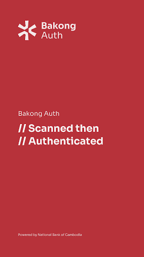 Android application Bakong Auth screenshort