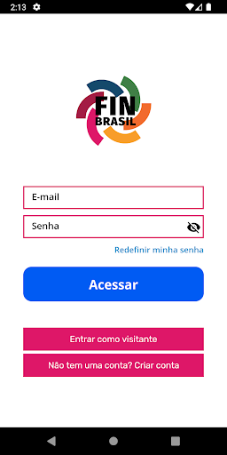 Android application FIN Brasil screenshort