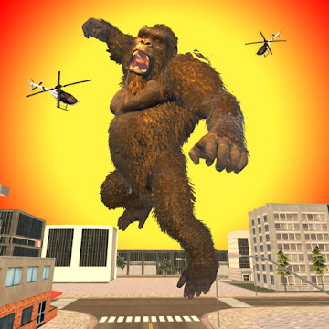 Captura de Pantalla 1 Dinosaurio Kong Rampage Juego android