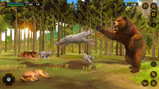 Wolf Simulator Wild Animal