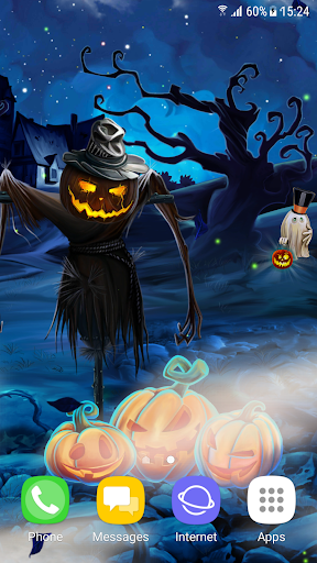 Android application Spooky Halloween Live Wallpape screenshort