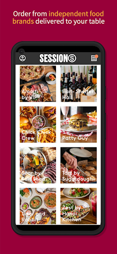 Android application Sessions screenshort