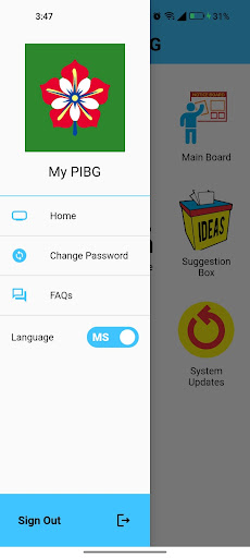 MyPIBG Screen 3