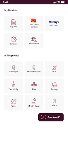 IPPB Mobile Banking Screen 2