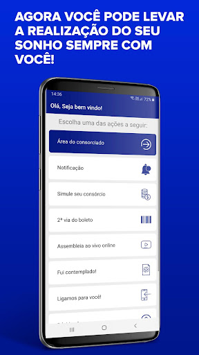 Android application Consórcio Araucária screenshort