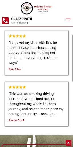 Adept Driving School Screen 2