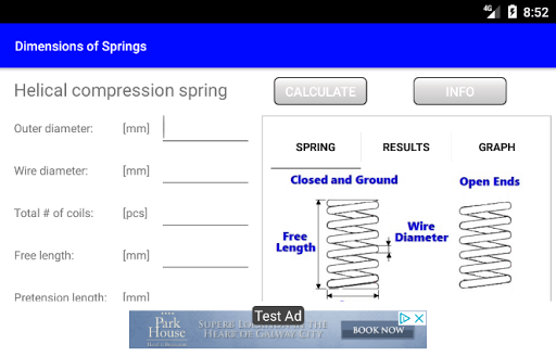 Dimensions of Springs Screen 2