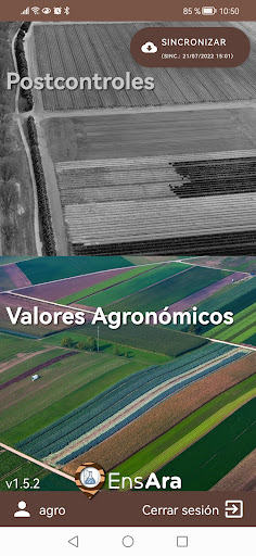 Android application ENSAra - Ensayos de Aragón screenshort
