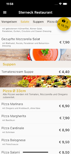Sterneck Restaurant Screen 2