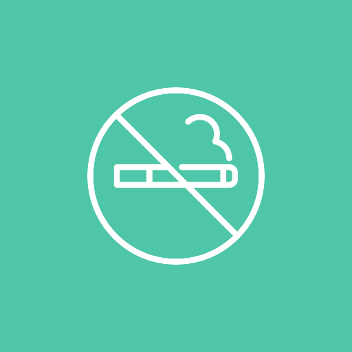 super simple non-smoking diary logo