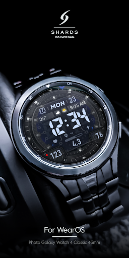 SH018 Watch Face, WearOS watch screenshot 4