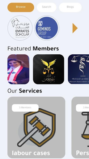 Law Finder App Screen 3