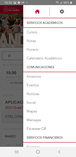 miUANDES Screen 2