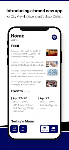 Android application City View ISD screenshort