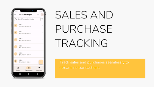 Stock Manager - Inventory App Screen 2
