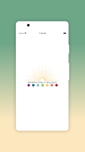 Android application Affirmations of Wellness screenshort
