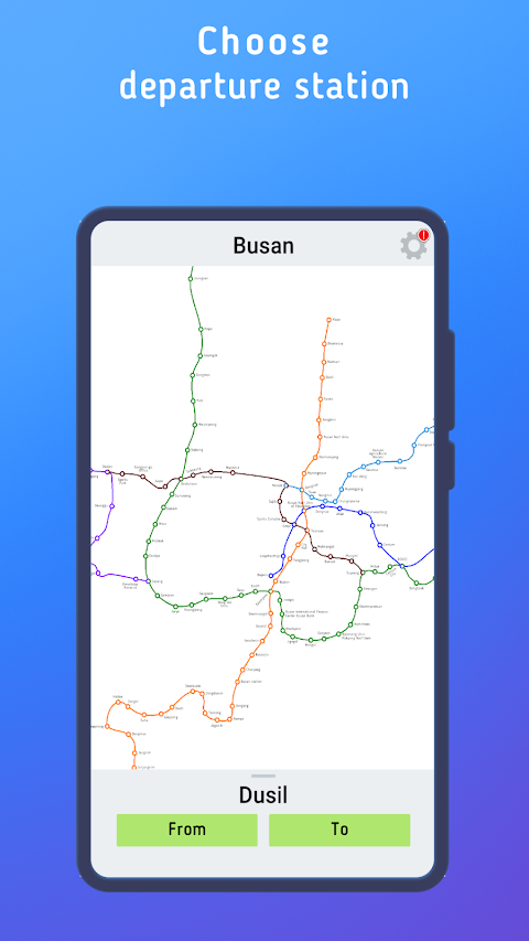 Busan metro map (Subway)のおすすめ画像2