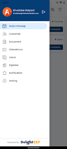 Delight CRM - ERP Screen 3
