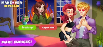 Game screenshot Makeover Blast: Dressup Salon mod apk