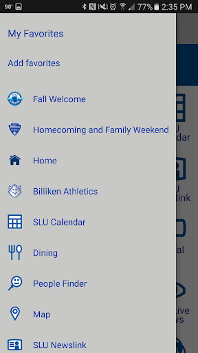 Saint Louis University Screen 3