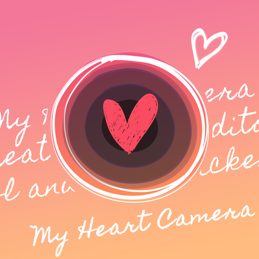 For heart stickers, My Heart Camera