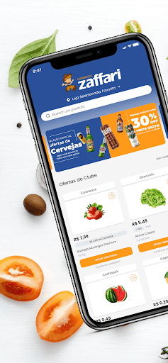 Android application Clube Comercial Zaffari screenshort
