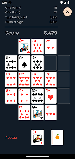Android application CardLine Puzzle - Solitaire screenshort