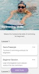 screenshot of Swimming Lessons: Workout Plan