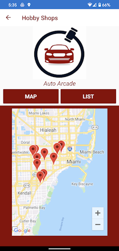 Auto Arcade Screen 2
