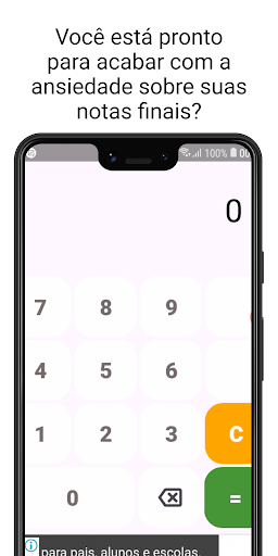 Android application Nota Alvo screenshort