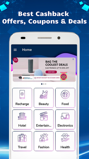 Android application Cashback coupons and deals screenshort