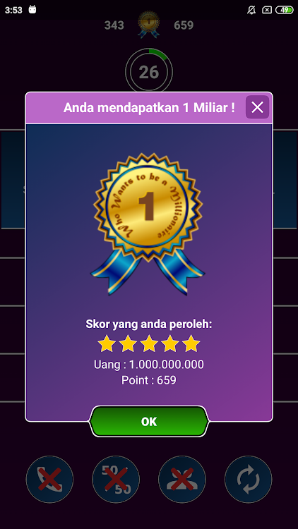 Kuis Millionaire Indonesia - 01.2024 - (Android)