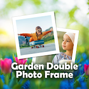 Beautiful Garden Dual Photo Frame Application  Icon