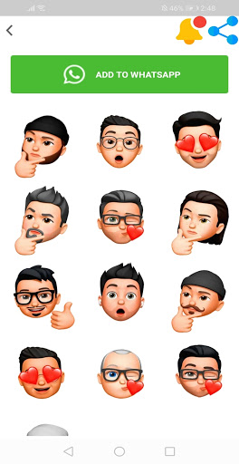 New Emojis Stickers 3D For WhatsApp 2021