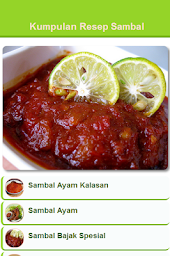 Kumpulan Resep Sambal