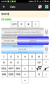 ChemMathsDroid Engineering,Chemical,Maths tools Screenshot