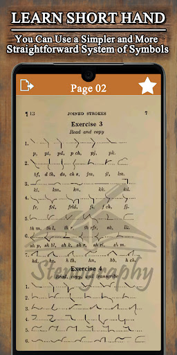 Learn Shorthand: Dictation Screen 2