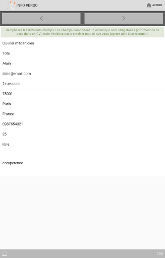 CV Word gratuit by 1cv1-mobile