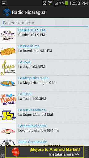 Radio Nicaragua Screen 2